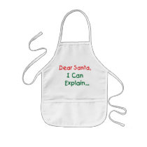 Dear Santa, I Can Explain Apron