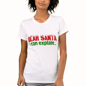 Dear Santa, I Can Explain shirt