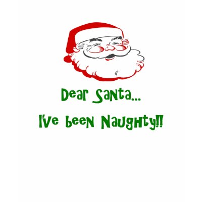Dear Santa I've Been NAUGHTY Tee Shirt