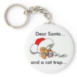 Dear Santa Mouse Keychain