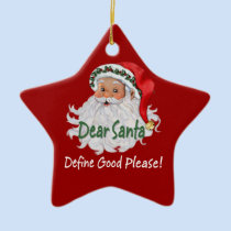 Dear Santa Ornaments ornaments