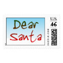 Dear Santa Postage Stamp