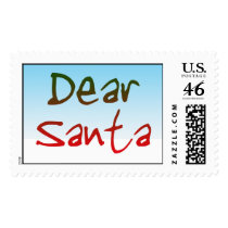 Dear Santa Postage Stamp