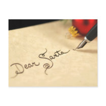 Dear Santa Postcard