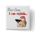 Dear Santa Series buttons by GiftsForChristmas Dear Santa Series buttons