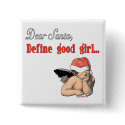 Dear Santa Series buttons by GiftsForChristmas Dear Santa Series buttons