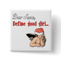 Dear Santa Series buttons by GiftsForChristmas Dear Santa Series buttons