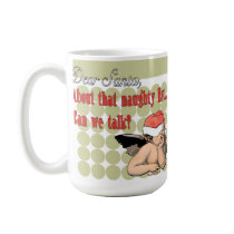 Dear Santa Series Mugs by GiftsForChristmas Dear Santa Series Mugs