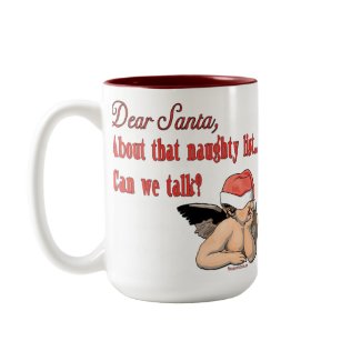 Dear Santa Series Mugs mug