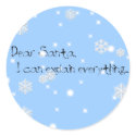Dear Santa Sticker by SuanSKatra Dear Santa Sticker