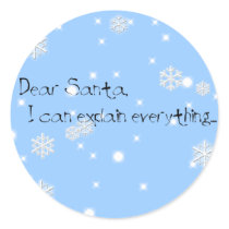 Dear Santa Sticker by SuanSKatra Dear Santa Sticker