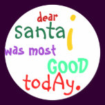 Dear Santa Stickers