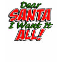 Dear Santa, t-shirts