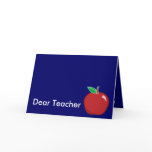 Dear Teacher-Customize Cards