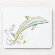 Dearest Dolphin Mouse Pads