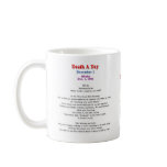 Death A Day Dec. 1 Coffee Mug