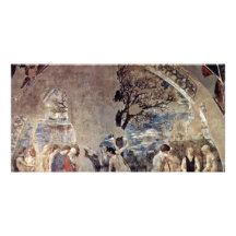 Death And Burial Of Adam., By Piero Della Frances Photo Cards