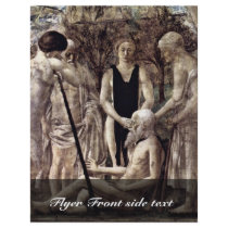 Death And Burial Of Adam.  By Piero Della Francesc Full Color Flyer