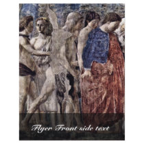Death And Burial Of Adam. Detail., By Piero Della Custom Flyer