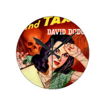 DEATH AND TAXES - Tax Day Humor - Clock