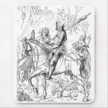 Death and the Knight Mousepad mousepads