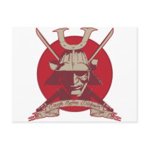 Death Before Dishonor Samurai postcards