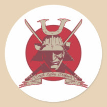 Death Before Dishonor Samurai stickers