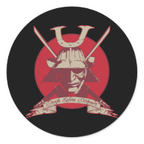 Death Before Dishonor Samurai stickers