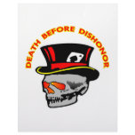 Death Before Dishonor Skull & Tophat Customized Letterhead