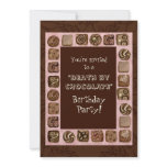 Death by Chocolate Birthday Party Invitation