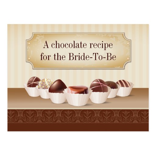 Death by Chocolate Recipe Post Card