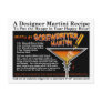 Death by Screwdriver Halloween Martini Recipe Postcards