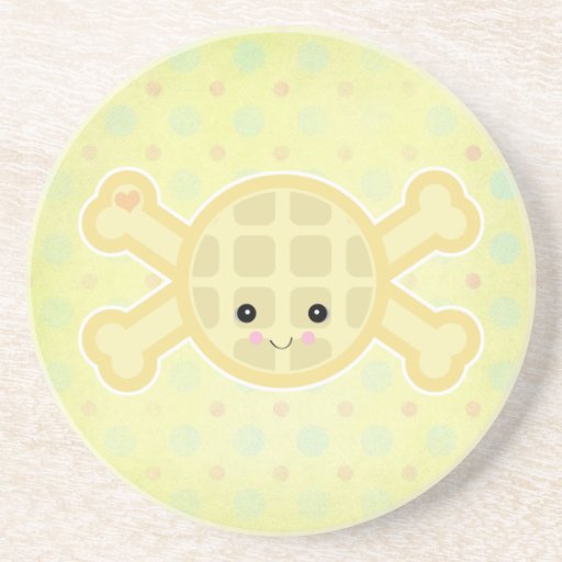 death by waffles drink coasters