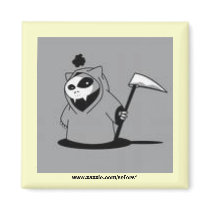 death cat magnets
