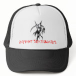 death, DEFIANT SKATEBOARDS hats