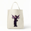 Death Expected Organic Tote bags by faerystore Death Expected Organic Tote bags