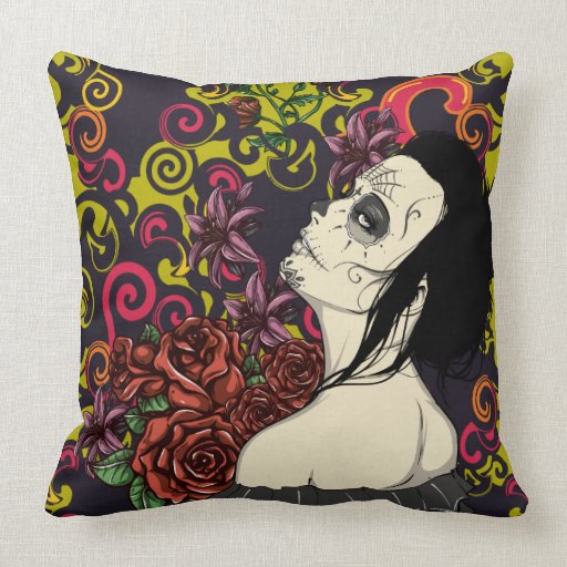 Death Flowers MoJo Pillow