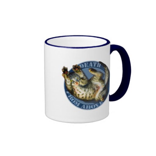Death From Above kitty mug