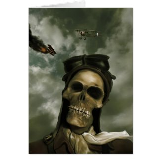 Death From the Skies Card zazzle_card