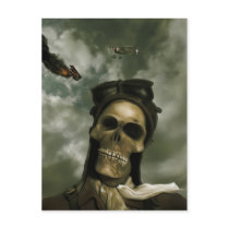 Death From the Skies Postcard by MDKgraphics Death From the Skies Postcard