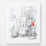 Death Head Scuttles Across the Floor Mousepad