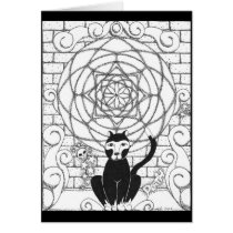 Death - Kitty of the Apocalypse cards by BeMusedArt Death - Kitty of the Apocalypse cards