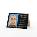 Death leaves a heartache... - sympathy card by folkartblonde Death leaves a heartache... - sympathy card
