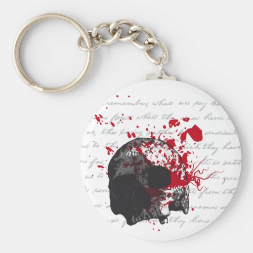 Death Letter Key Chain