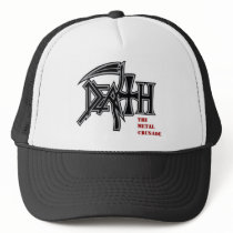 DEATH logo Metal Crusade cap Trucker Hat