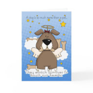 Death of a Dog Sympathy Card - Loss Of Pet Dog - D card