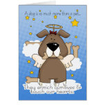 Death of a Dog Sympathy Card - Loss Of Pet Dog - D