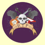 Death of a Rock Star Sticker stickers