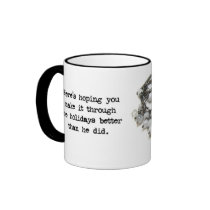 Death of a Snowman mugs