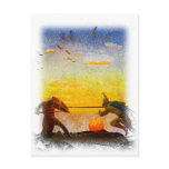Death of Arthur and Mordred Postcard